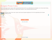 Tablet Screenshot of freehostgatorpromocodes.com